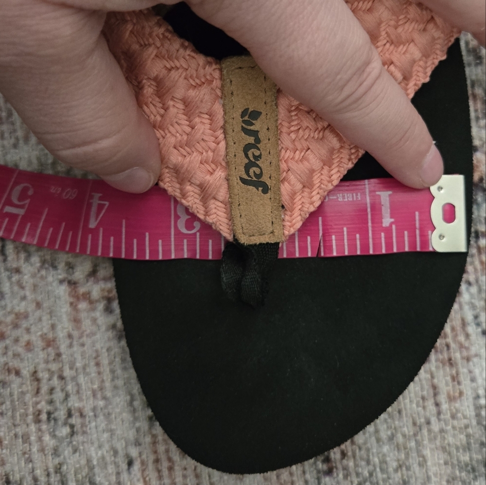 🆕 REEF | Coral Knit Flipflops, size 7 - Picture 9 of 9